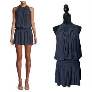 Ramy Brook Paris Blouson Dress in Navy